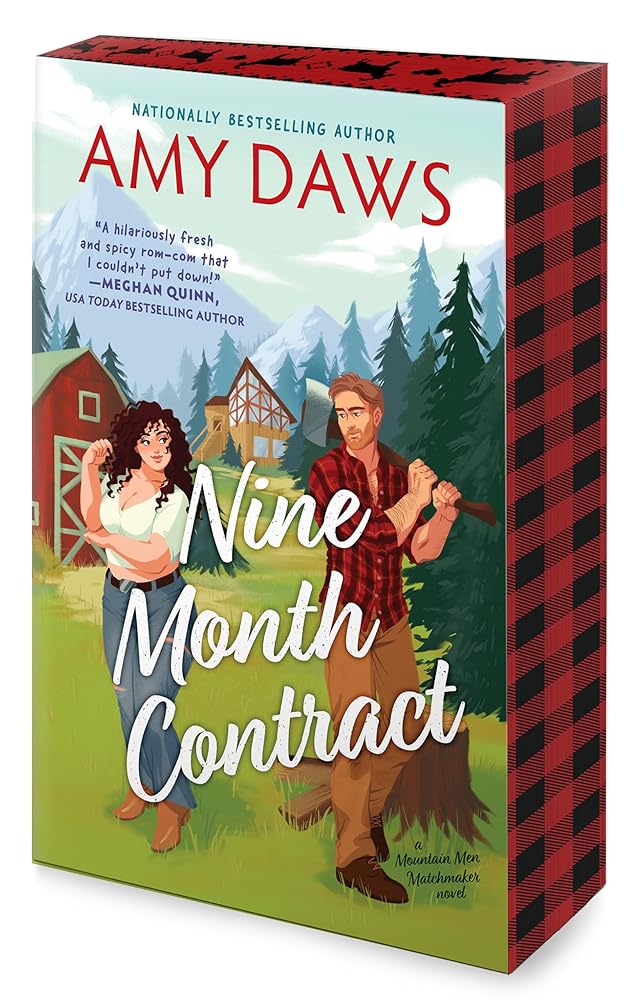 Nine Month Contract: A spicy grumpy/sunshine, small-town rom-com perfect for fans of Meghan Quinn and Tessa Bailey cover image