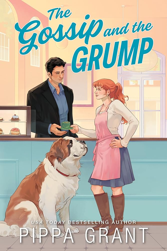 The Gossip and the Grump: A Grumpy x Sunshine Enemies to Lovers Romance (Three BFFs and a Wedding Book 2) cover image