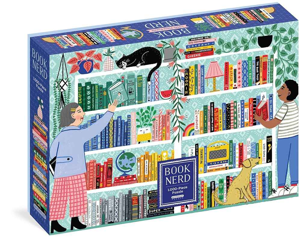 Book Nerd 1,000-Piece Puzzle (Workman Puzzles) by Holly Maguire