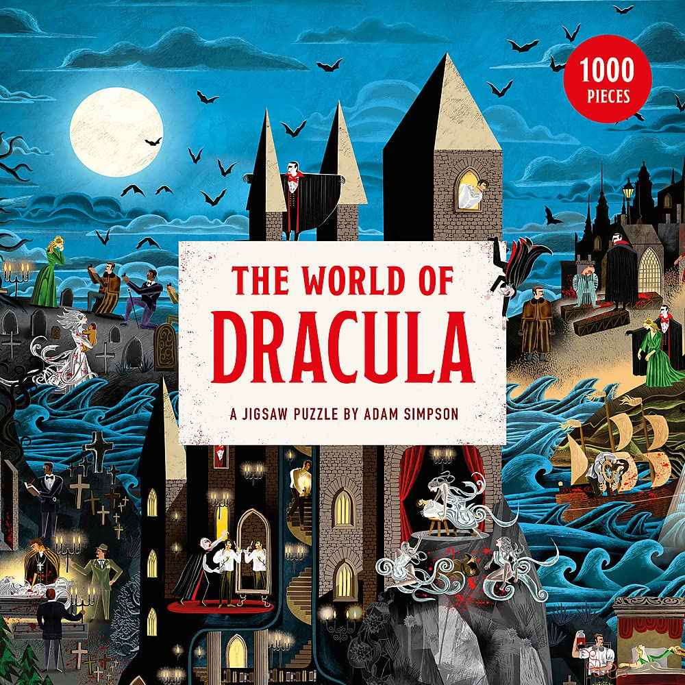 The World of Dracula 1000 Piece Puzzle: A Jigsaw Puzzle by Adam Simpson by Adam Simpson