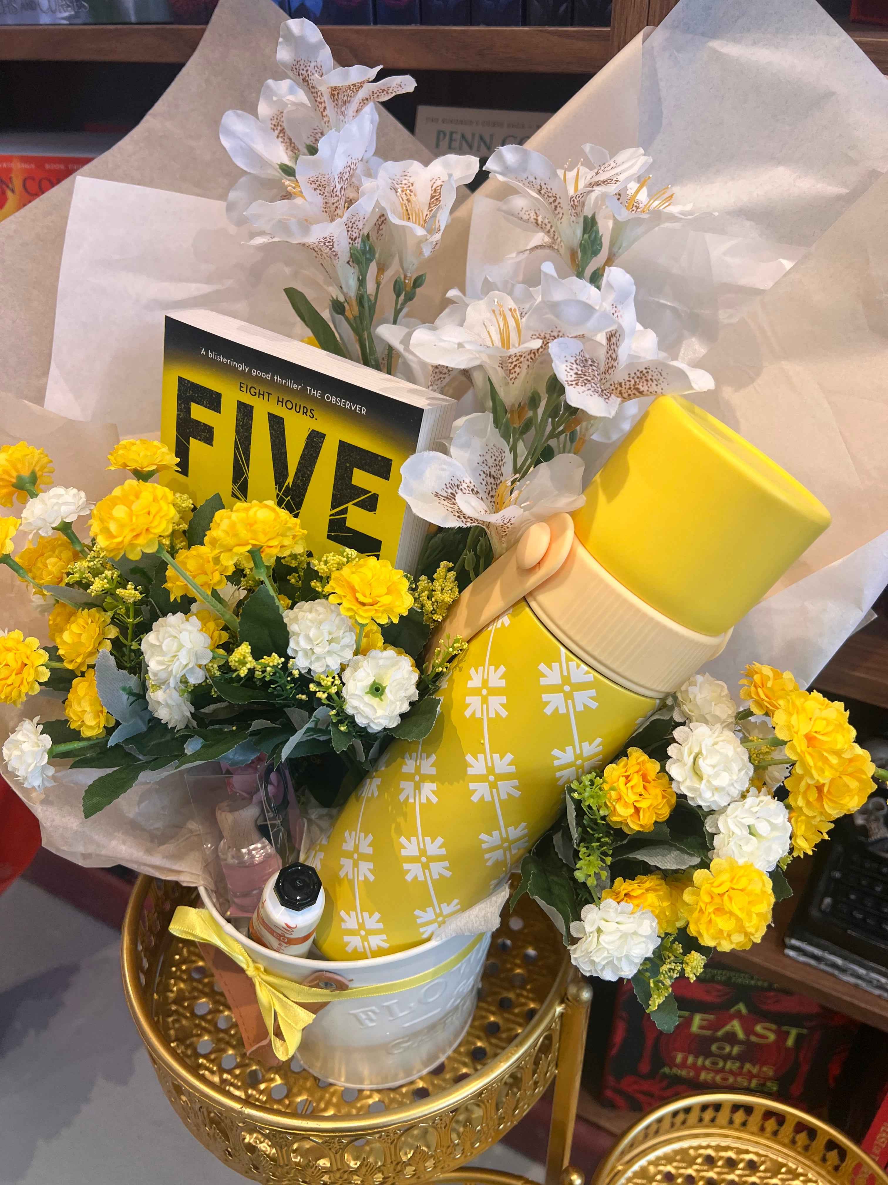 Thriller Book Bouquet